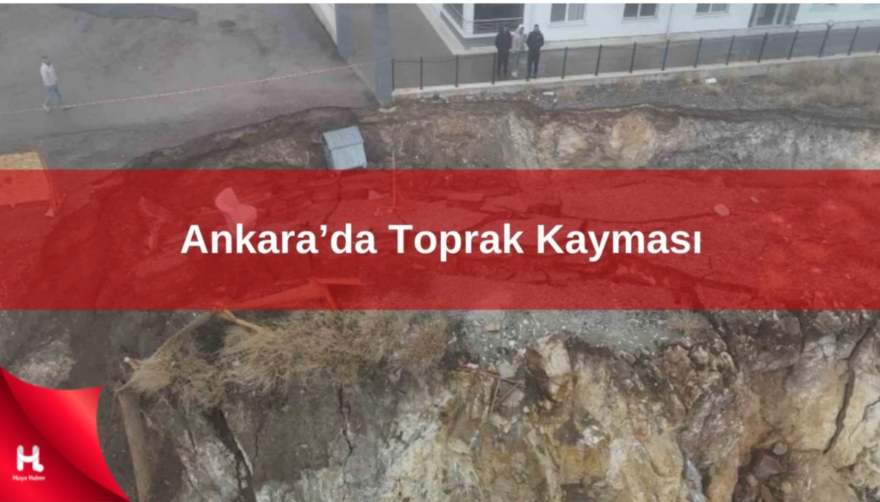 Ankara'da Toprak Kayması Sonucu 10 Katlı Bina Boşaltıldı