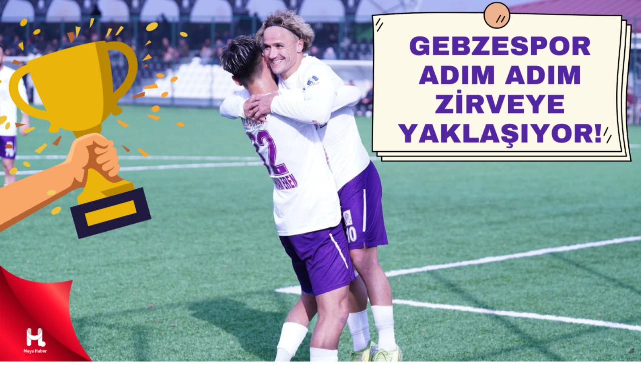 "GEBZESPOR ZİRVEYE ADIM ADIM , 6-0 LIK GALİBİYET!”