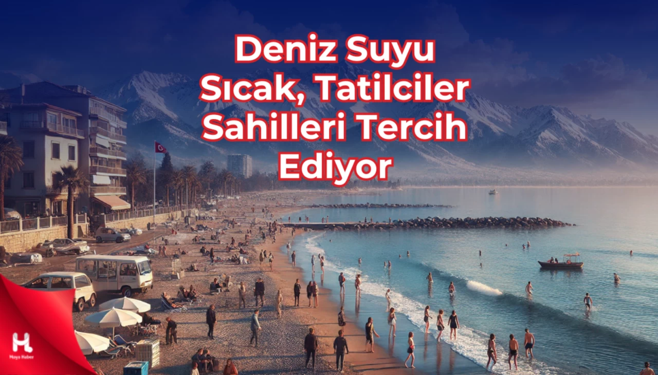 "Montla Geldiler, Denizde Isındılar: Antalya'da Şaşırtan Anlar!"