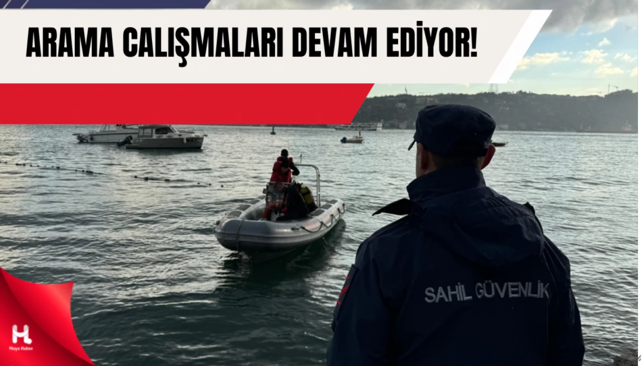 İstanbul Aşiyan Sahili’nde Denize Düşen İki Kişi Kayboldu