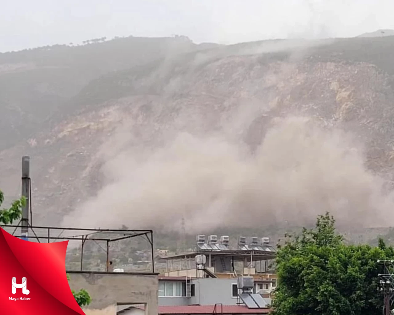 Taş Ocağı Patladı! Şehir Toz Bulutu Altında Kaldı