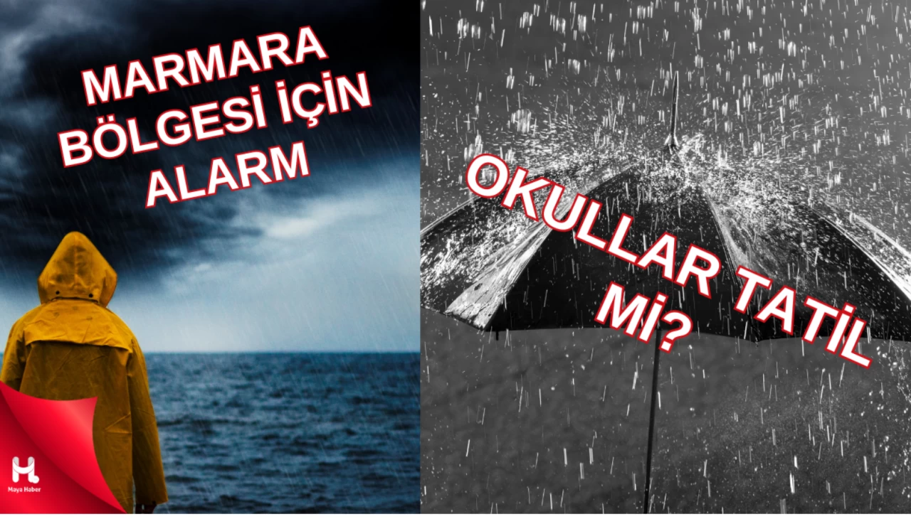 ALARM ÇANLARI MARMARMA BÖLGESİ İÇİN ÇALIYOR ! DİİKATLİ OLUN