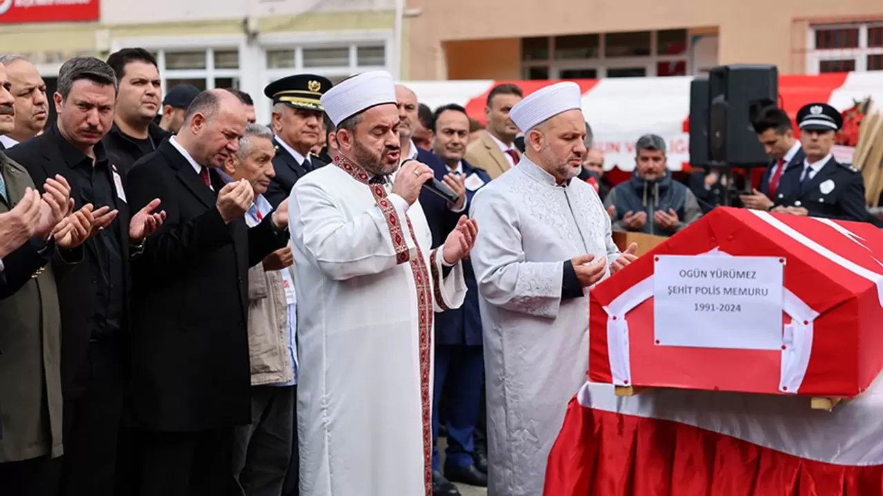 Kahraman Polis Ogün Yürümez, Son Yolculuğuna Uğurlandı