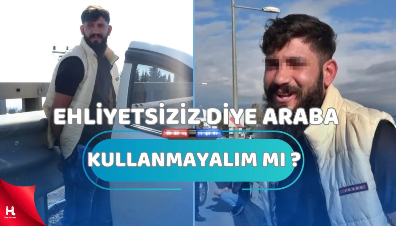 "Ehliyetsiz Sürücü Polisten Kaçarak 'Araba mı Kullanmayalım?' Dedi"