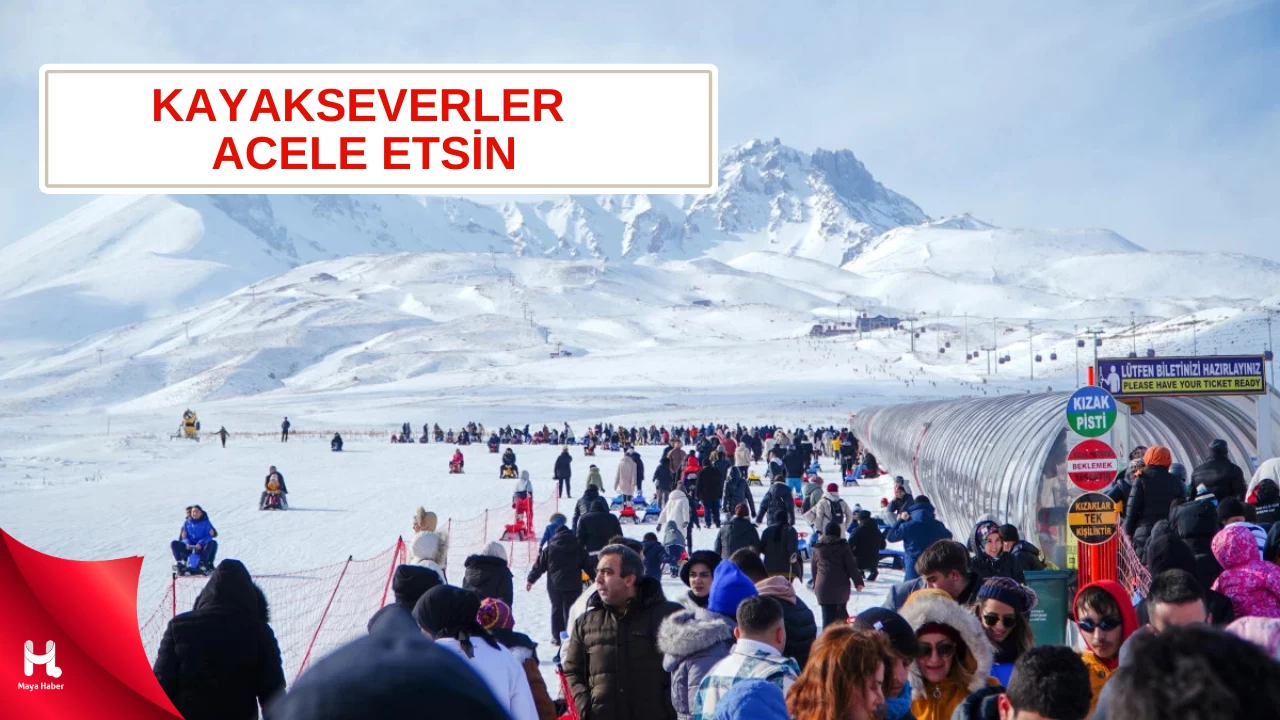 Erciyes’te Yılbaşı Yoğunluğu: Oteller Yüzde 80 Doldu!