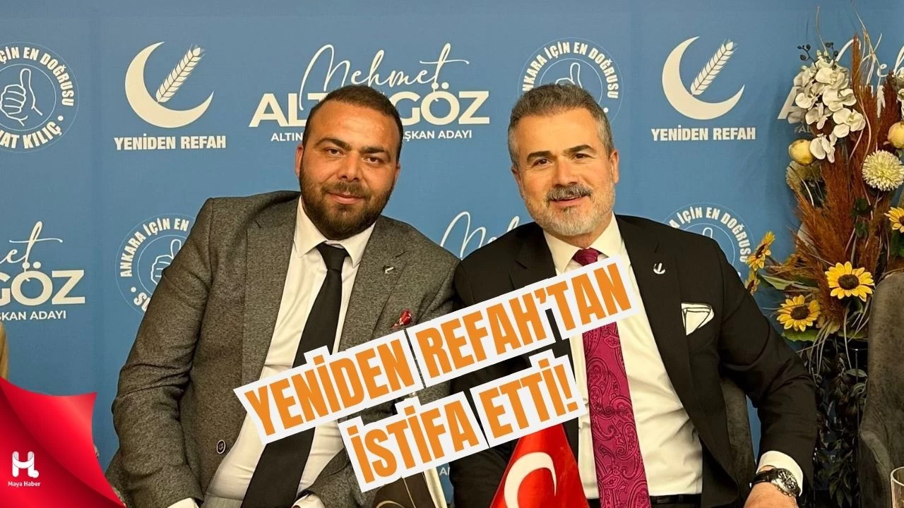 Yeniden Refah Partisi'nde istifa