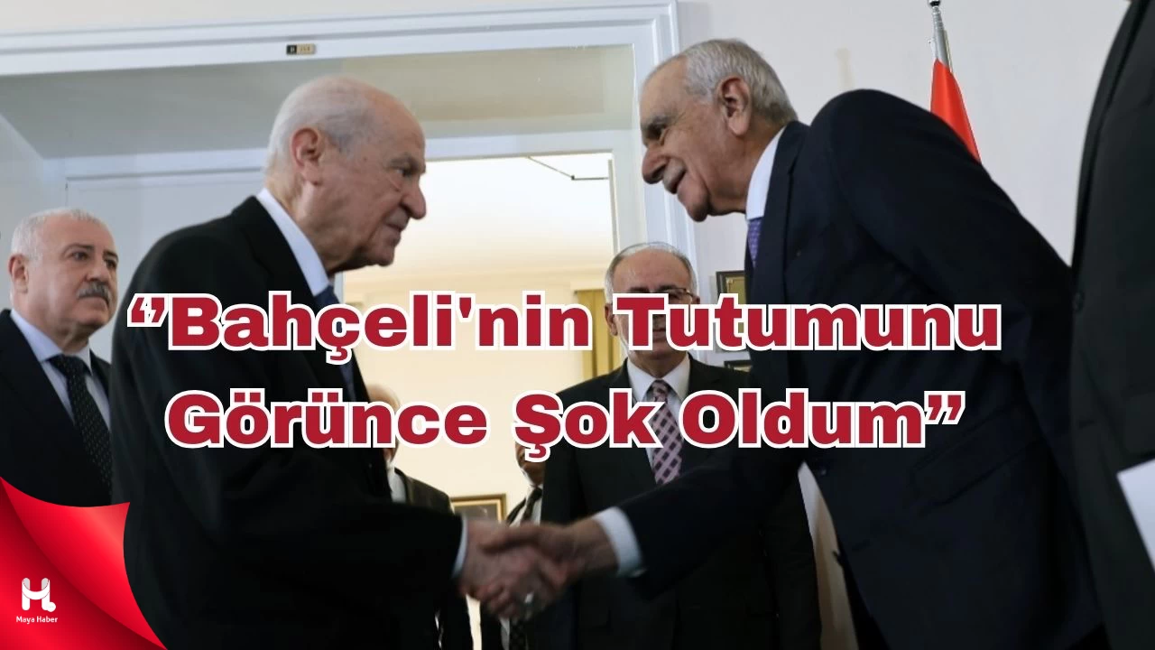 Ahmet Türk, Bahçeli Ziyareti Sonrası İlk Kez Konuştu