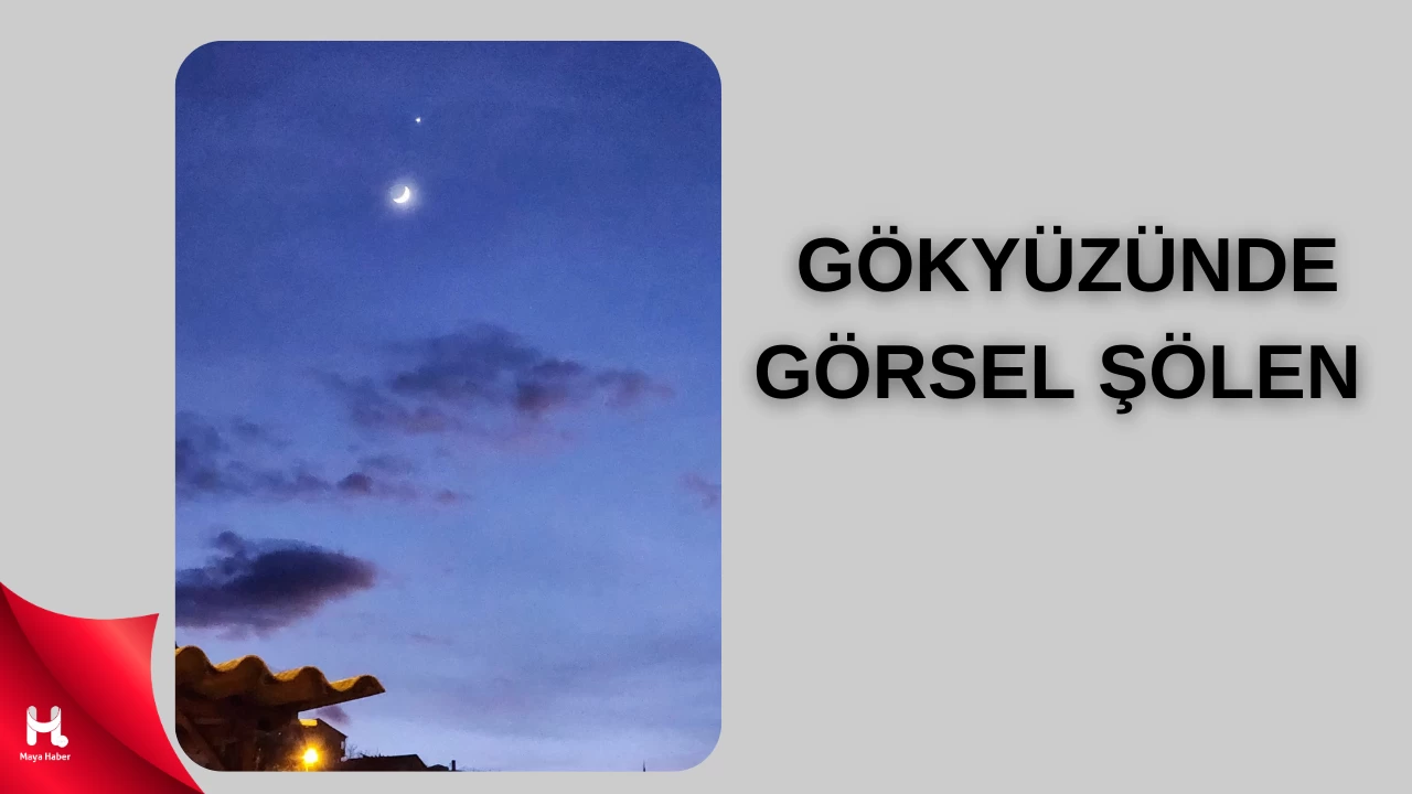 Zonguldak’ta Ay ve Venüs’ten Büyüleyici Gökyüzü Şöleni!