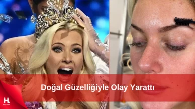 Kainat Güzeli Victoria Kjær Theilvig'in makyajsız hali sosyal medyada gündem oldu