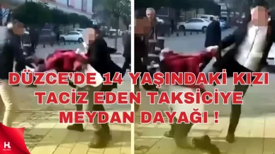 Kız Çocuğuna Taciz İddiasıyla Taksi Şoförüne Saldırı