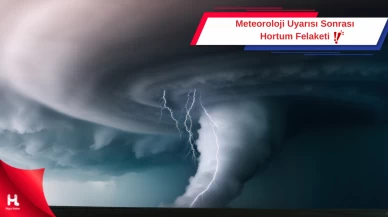 Hortum ev ve seraların içine daldı: Korku dolu anlar kamerada