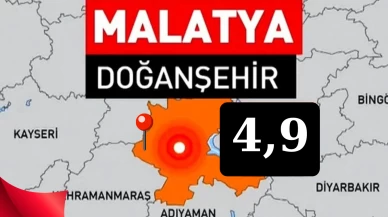 Malatya'da 4.9 Büyüklüğünde Deprem Meydana Geldi