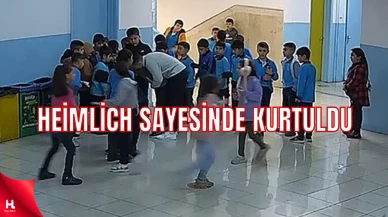 Heimlich Manevrası ile Öğrencisinin Hayatını Kurtardı!