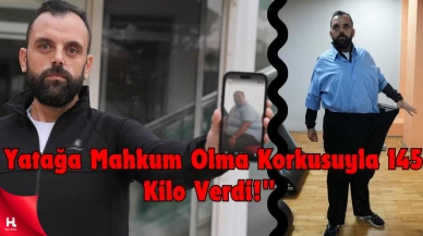 "Hayatını Değiştirdi: Yatağa Mahkum Olma Korkusuyla 145 Kilo Verdi!"