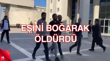 Osmaniye'de Eşini Boğarak Öldüren Saldırgan Adliyeye Götürüldü