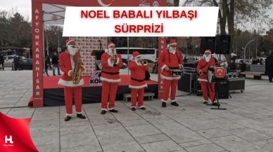 Afyonkarahisar’da Noel Babalı Yılbaşı Sürprizi!