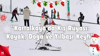 Bolu'da Kayak Sezonu Başladı: İşte Renkli Kar Manzaraları