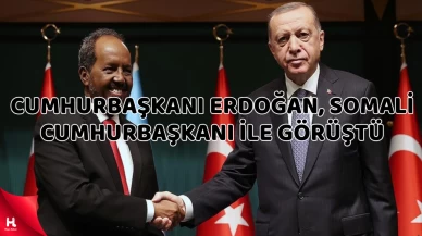 Cumhurbaşkanı Erdoğan, Somali Cumhurbaşkanı ile Görüştü