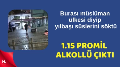 Dini Söylemlerle Yeni Yıl Pazarına Saldıran Şahıs 1.15 Promil Alkollü!