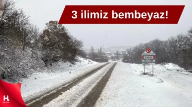 Kar İstanbul'un kapısına dayandı, 3 ilimiz bembeyaz!