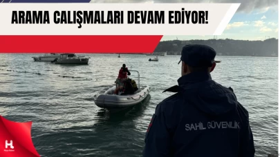 Sarıyer’de denizde kaybolan 2 kişiyi arama çalışmaları devam ediyor!