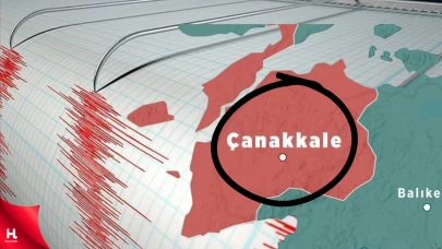 Çanakkale açıklarında 4.4 büyüklüğünde korkutan deprem!