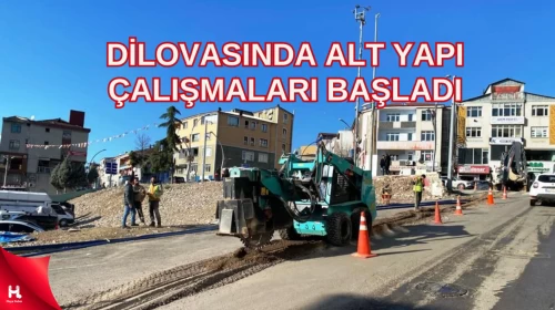 Dilovası'nda Altyapı Güçlendirme Çalışmalarına Başladı