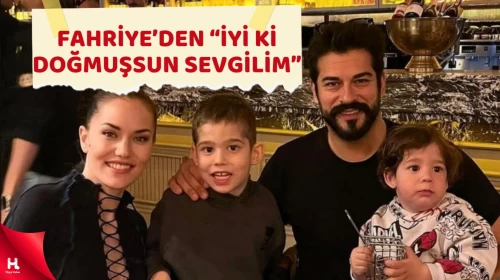 Fahriye Evcen'den Burak Özçivit'e Doğum Günü Kutlaması