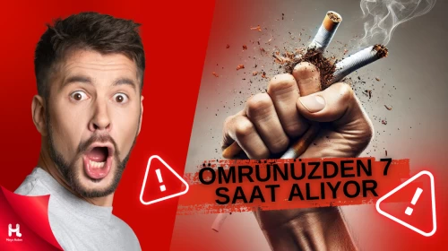 "Bir Paket Sigara = 7 Saatlik Yaşam Kaybı"