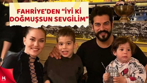 Fahriye Evcen'den Burak Özçivit'e Doğum Günü Kutlaması