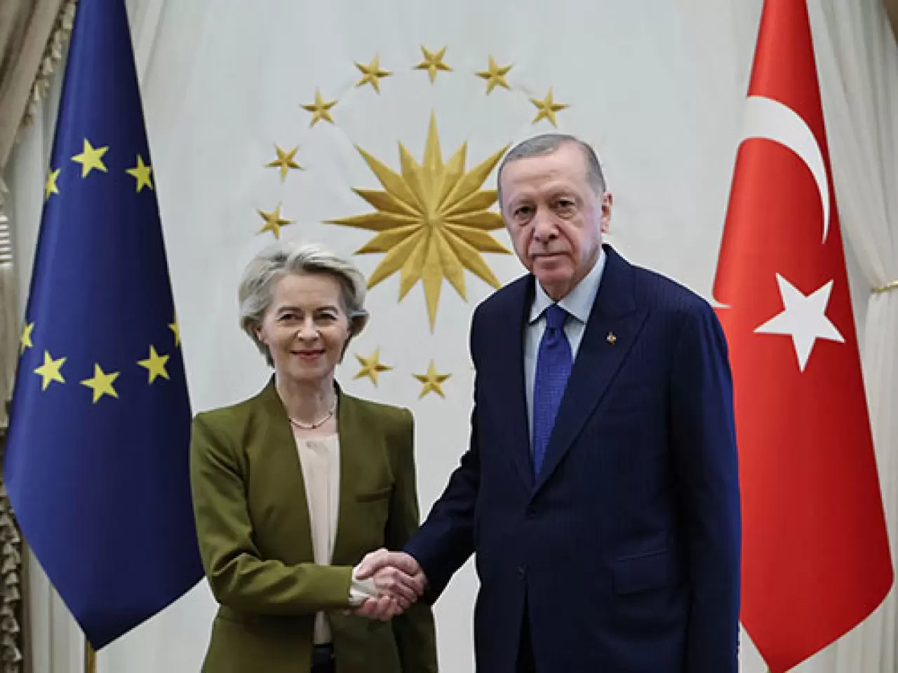 Cumhurbaşkanı Erdoğan, Leyen'i kabul etti - Radikal