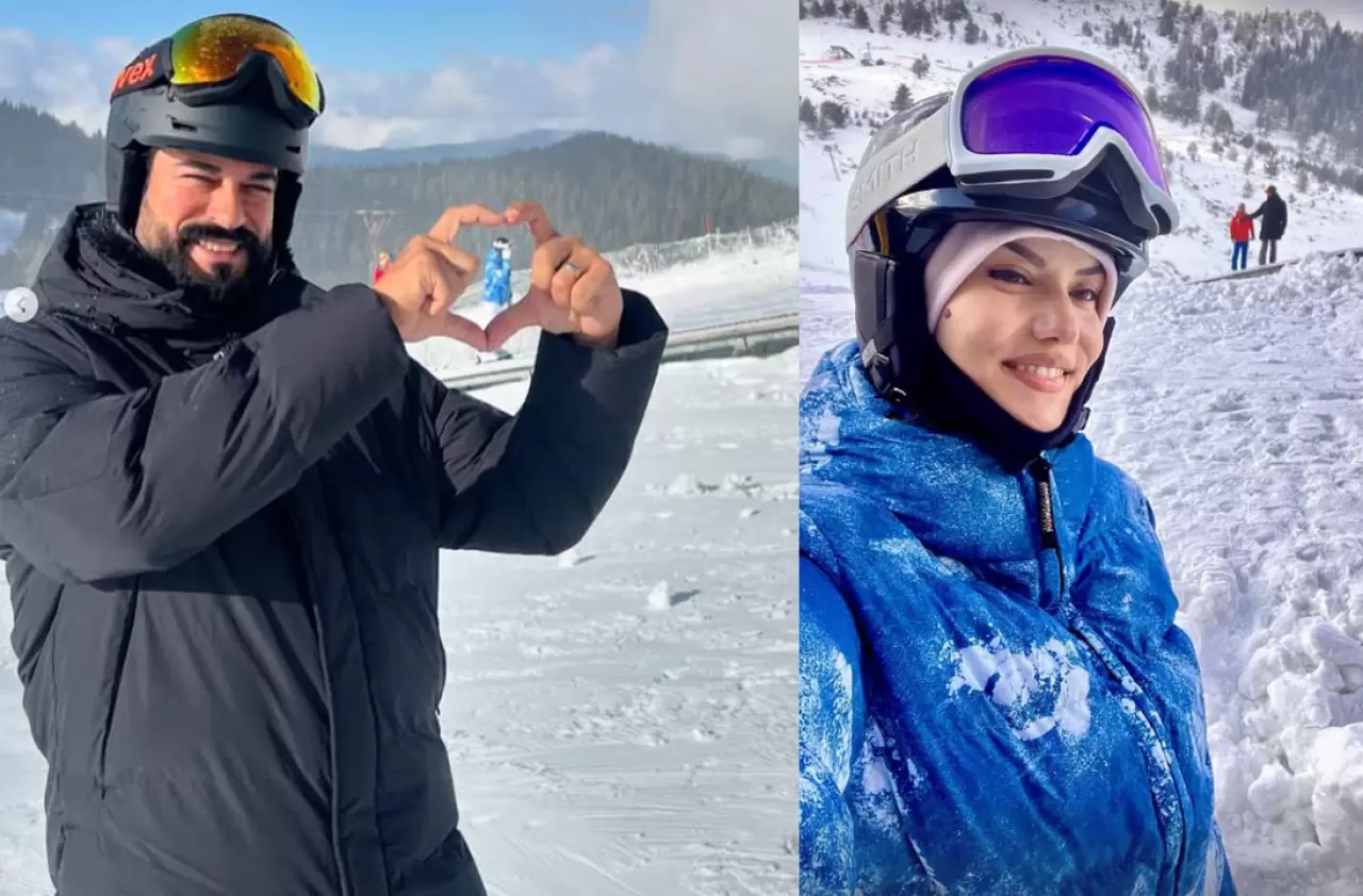 Fahriye Evcen ve Burak Özçivit çifti, kayak tatilinde - HABERCHANNEL.COM -  Güncel Haberler - Son Dakika Haberleri