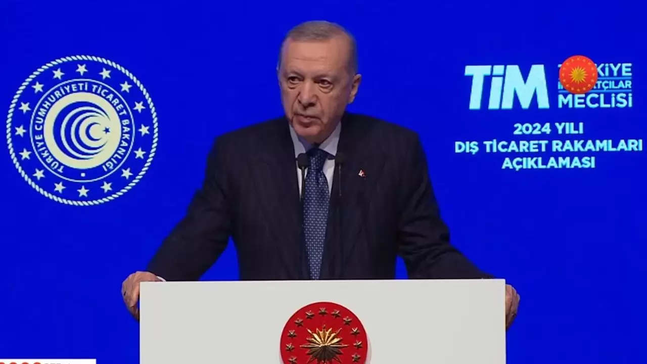 Cumhurbaşkanı Erdoğan, 2024 Yılı Dış Ticaret Rakamlarının Açıklanması  Programı'nda - Lider Haber